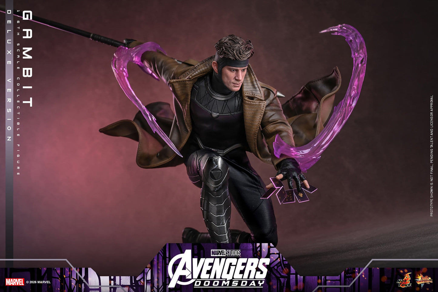 GAMBIT FIGURA HOT TOYS AVENGERS: DOOMSDAY DELUXE VERSION 1/6 31 CM