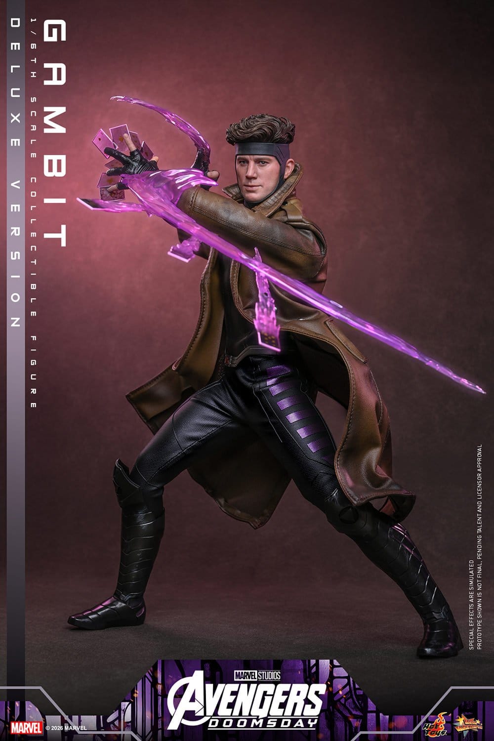 GAMBIT FIGURA HOT TOYS AVENGERS: DOOMSDAY DELUXE VERSION 1/6 31 CM