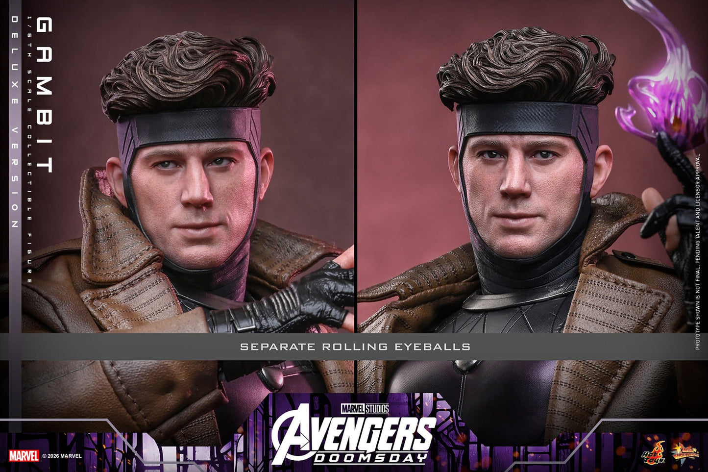 GAMBIT FIGURA HOT TOYS AVENGERS: DOOMSDAY DELUXE VERSION 1/6 31 CM