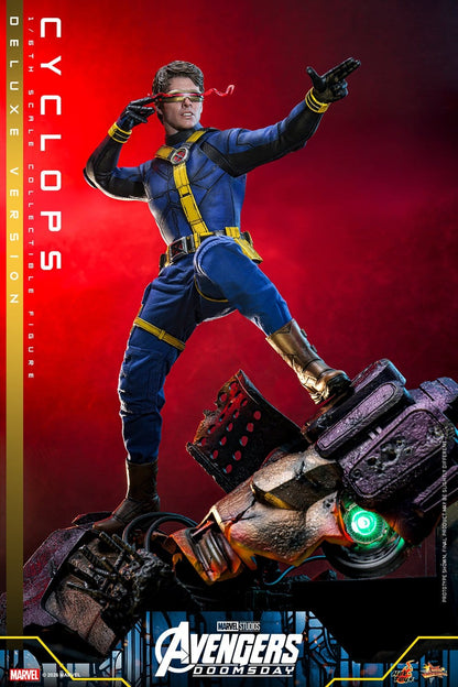 CYCLOPS FIGURA HOT TOYS AVENGERS: DOOMSDAY DELUXE VERSION 1/6 30 CM