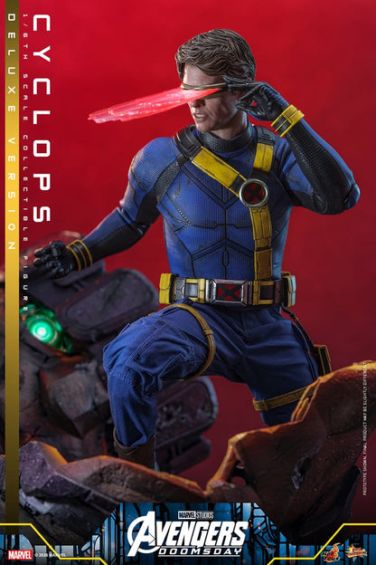 CYCLOPS FIGURA HOT TOYS AVENGERS: DOOMSDAY DELUXE VERSION 1/6 30 CM