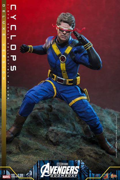 CYCLOPS FIGURA HOT TOYS AVENGERS: DOOMSDAY DELUXE VERSION 1/6 30 CM