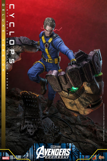 CYCLOPS FIGURA HOT TOYS AVENGERS: DOOMSDAY DELUXE VERSION 1/6 30 CM