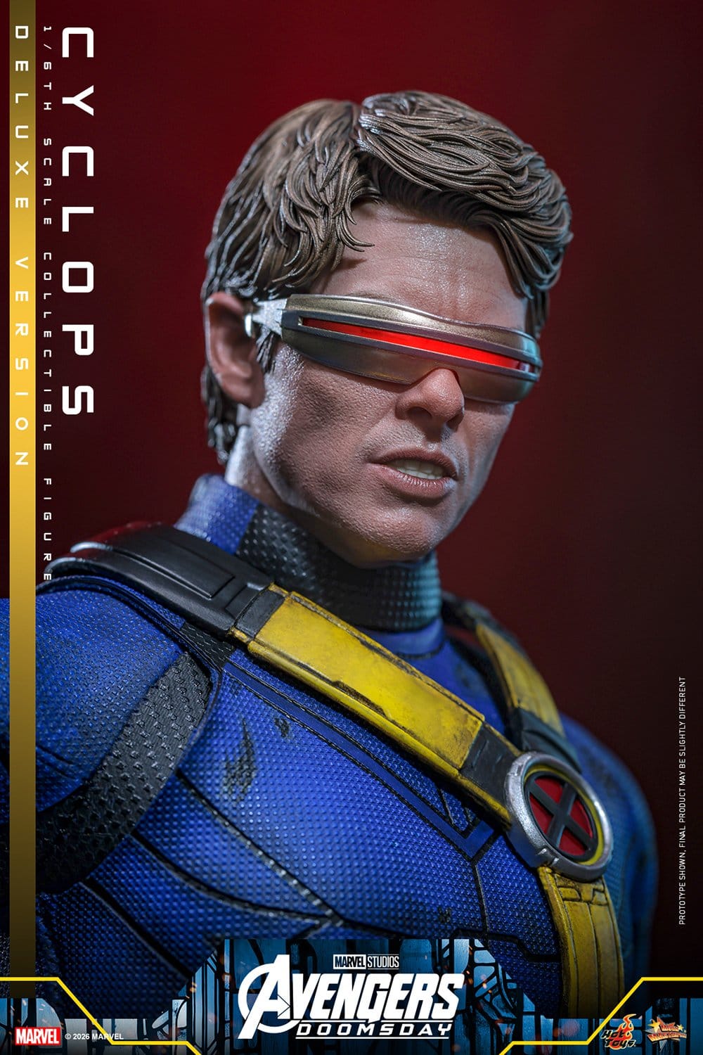 CYCLOPS FIGURA HOT TOYS AVENGERS: DOOMSDAY DELUXE VERSION 1/6 30 CM