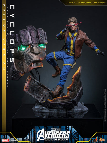 CYCLOPS FIGURA HOT TOYS AVENGERS: DOOMSDAY DELUXE VERSION 1/6 30 CM
