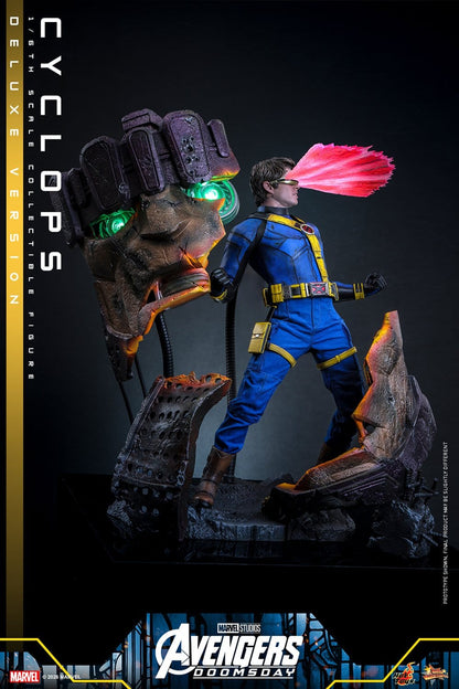 CYCLOPS FIGURA HOT TOYS AVENGERS: DOOMSDAY DELUXE VERSION 1/6 30 CM