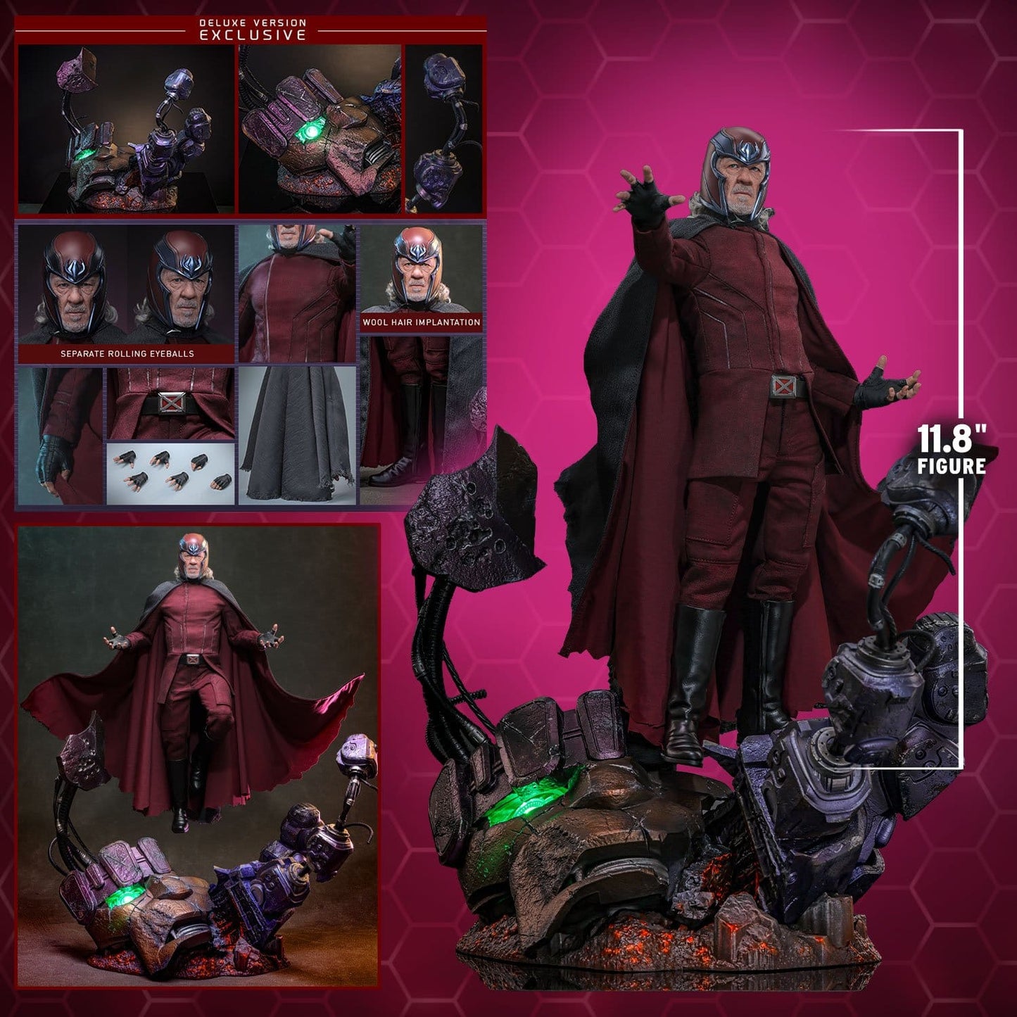 MAGNETO DELUXE FIGURA HOT TOYS AVENGERS: DOOMSDAY 1/6 30 CM