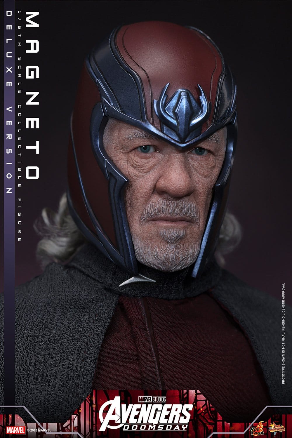 MAGNETO DELUXE FIGURA HOT TOYS AVENGERS: DOOMSDAY 1/6 30 CM