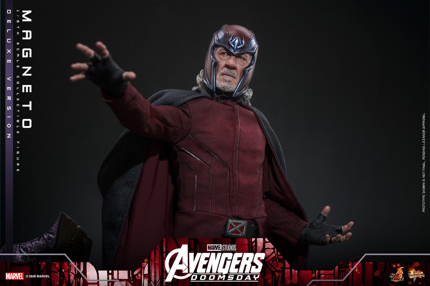 MAGNETO DELUXE FIGURA HOT TOYS AVENGERS: DOOMSDAY 1/6 30 CM