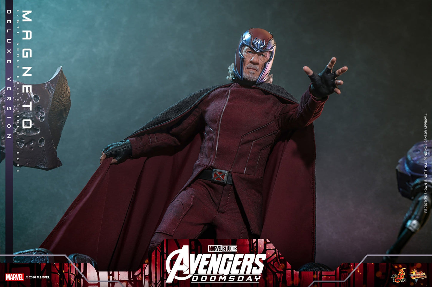 MAGNETO DELUXE FIGURA HOT TOYS AVENGERS: DOOMSDAY 1/6 30 CM