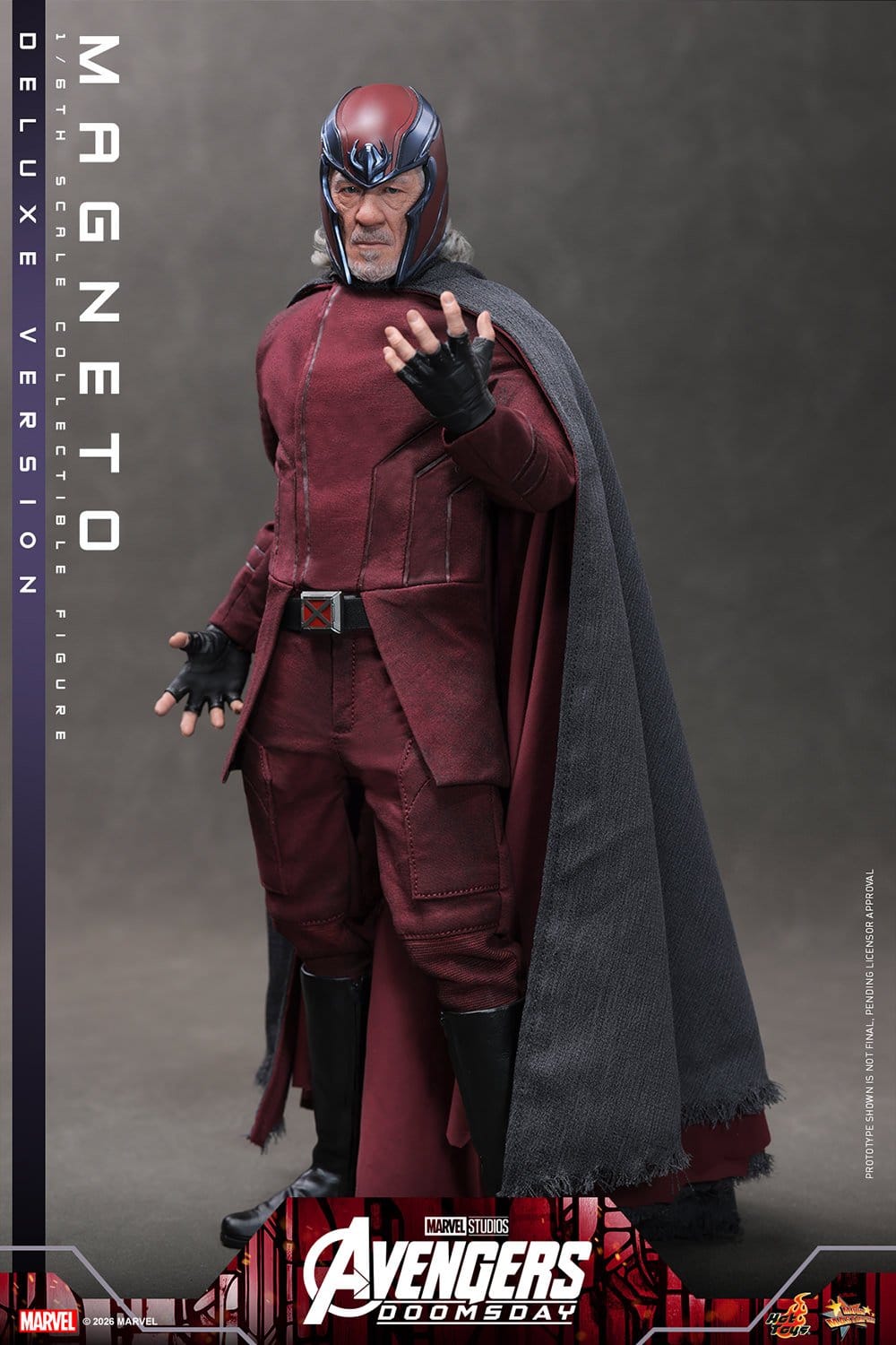 MAGNETO DELUXE FIGURA HOT TOYS AVENGERS: DOOMSDAY 1/6 30 CM