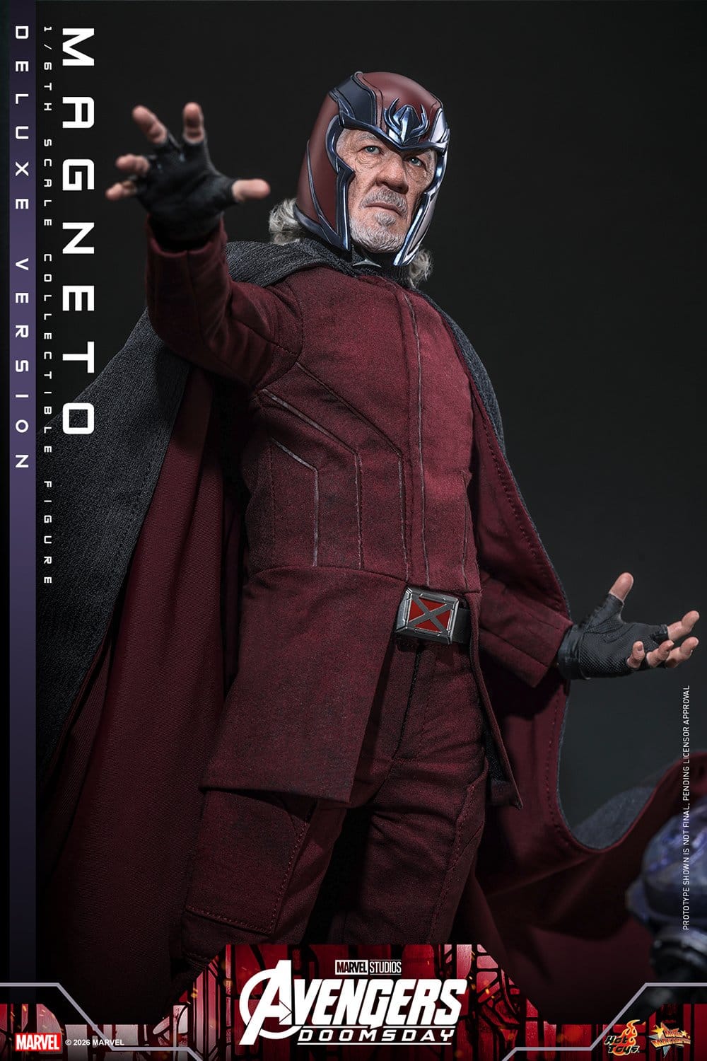 MAGNETO DELUXE FIGURA HOT TOYS AVENGERS: DOOMSDAY 1/6 30 CM