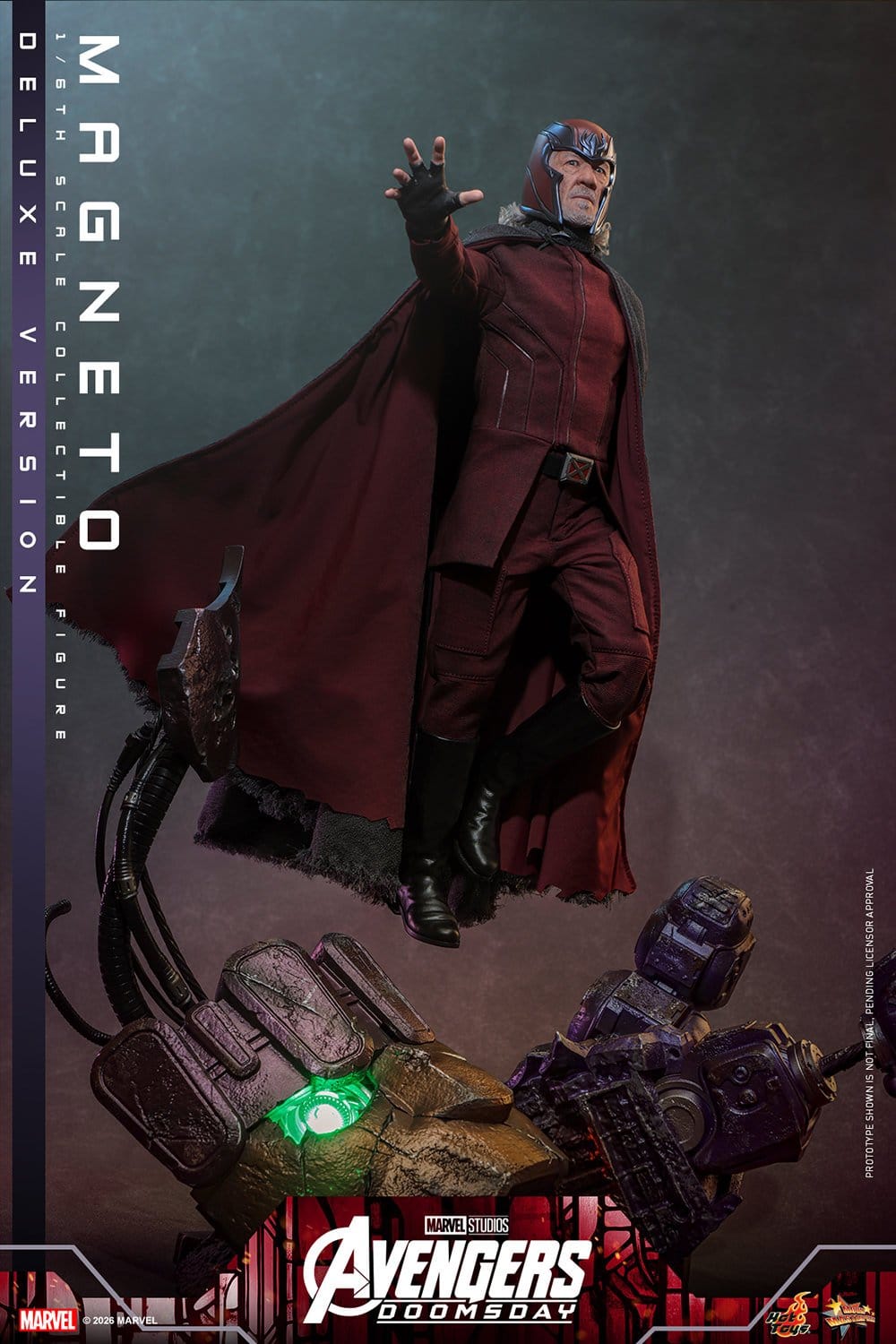 MAGNETO DELUXE FIGURA HOT TOYS AVENGERS: DOOMSDAY 1/6 30 CM