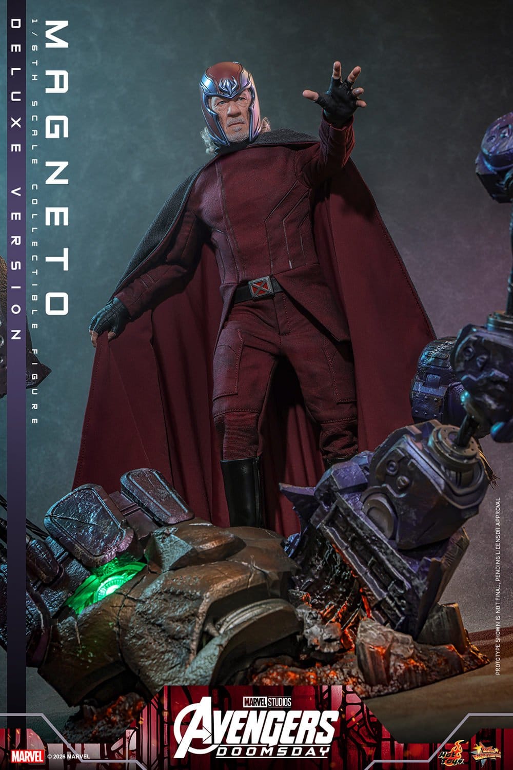 MAGNETO DELUXE FIGURA HOT TOYS AVENGERS: DOOMSDAY 1/6 30 CM