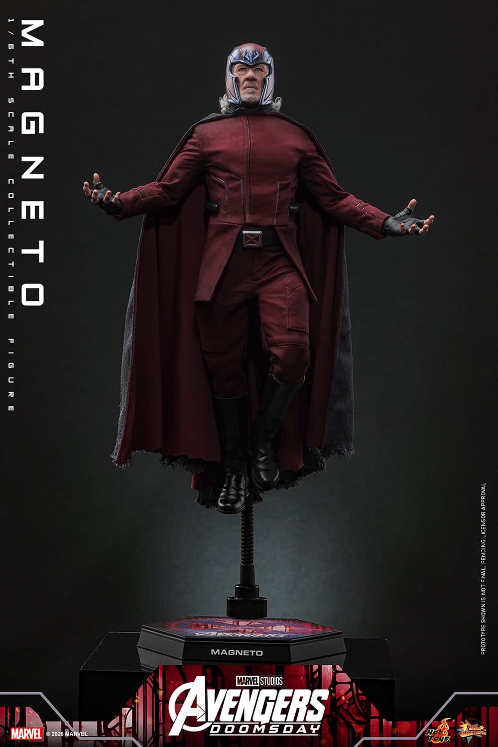 MAGNETO FIGURA HOT TOYS AVENGERS: DOOMSDAY 1/6 30 CM