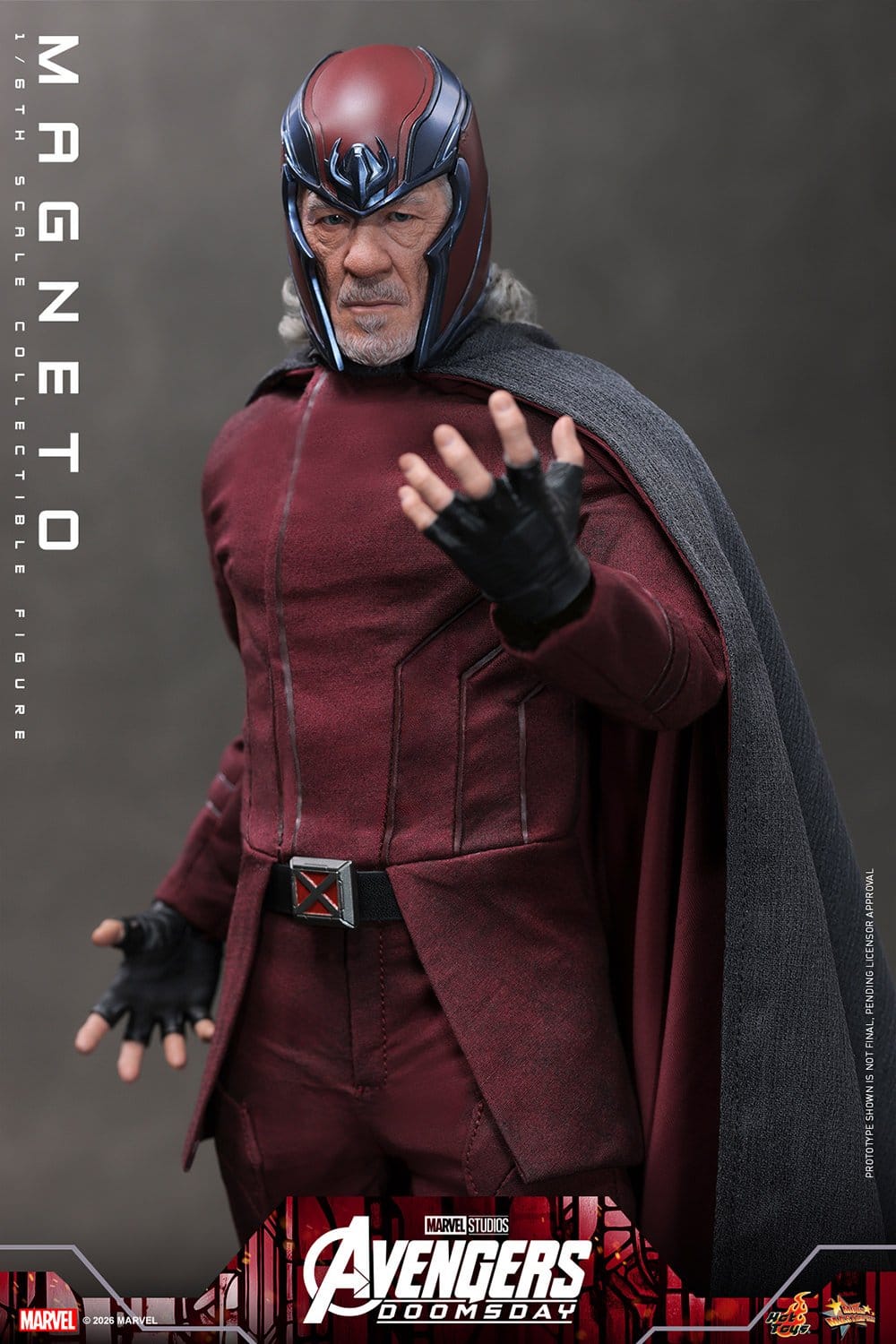 MAGNETO FIGURA HOT TOYS AVENGERS: DOOMSDAY 1/6 30 CM