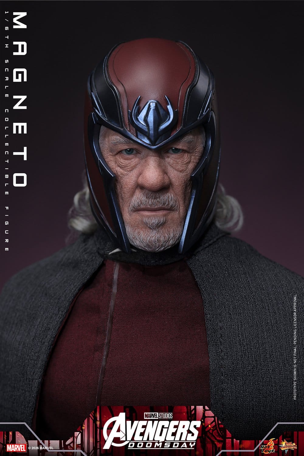 MAGNETO FIGURA HOT TOYS AVENGERS: DOOMSDAY 1/6 30 CM