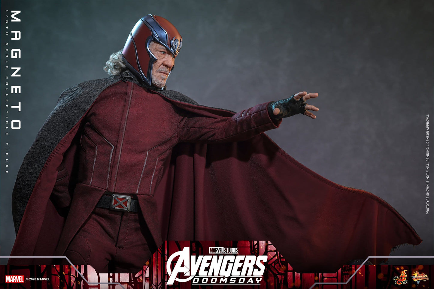 MAGNETO FIGURA HOT TOYS AVENGERS: DOOMSDAY 1/6 30 CM