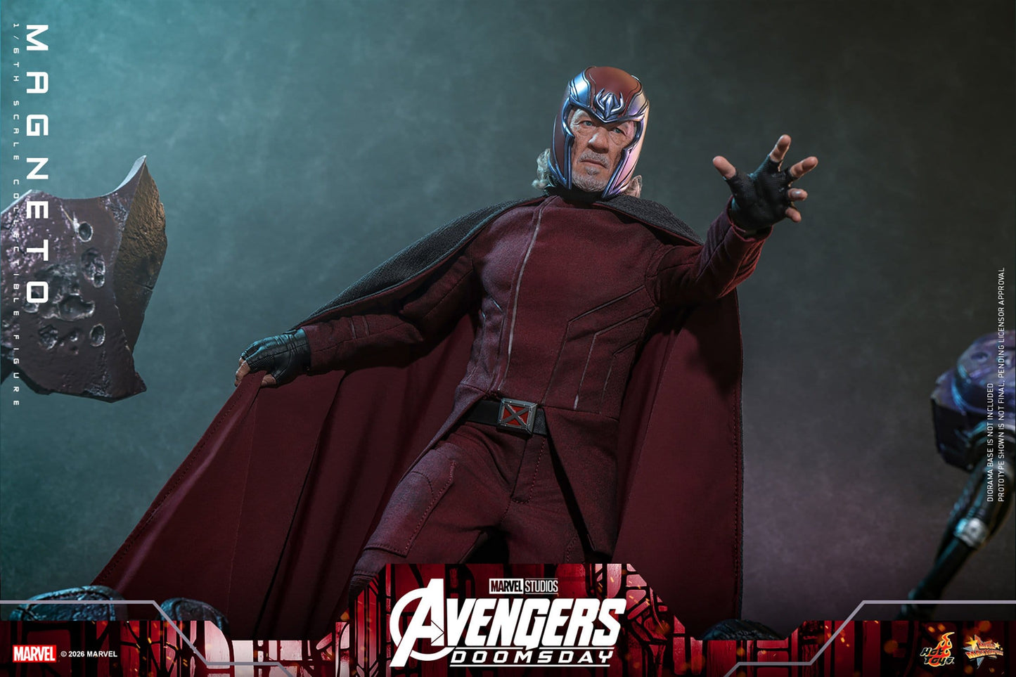 MAGNETO FIGURA HOT TOYS AVENGERS: DOOMSDAY 1/6 30 CM