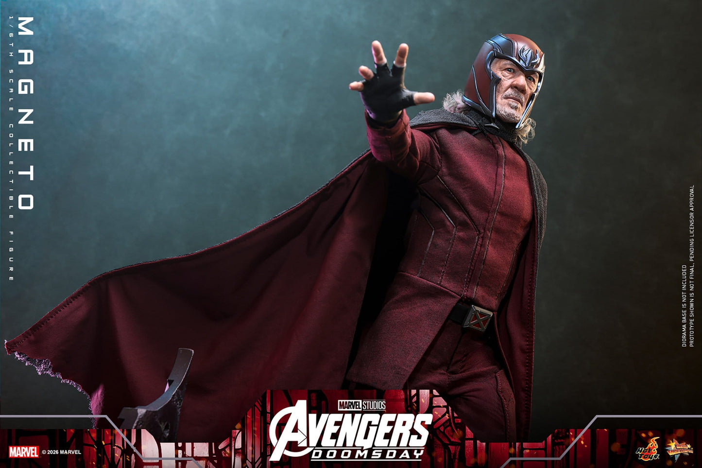 MAGNETO FIGURA HOT TOYS AVENGERS: DOOMSDAY 1/6 30 CM