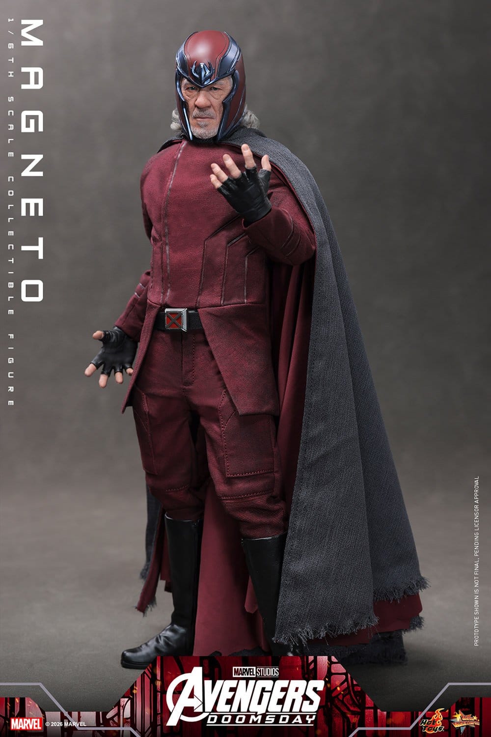 MAGNETO FIGURA HOT TOYS AVENGERS: DOOMSDAY 1/6 30 CM