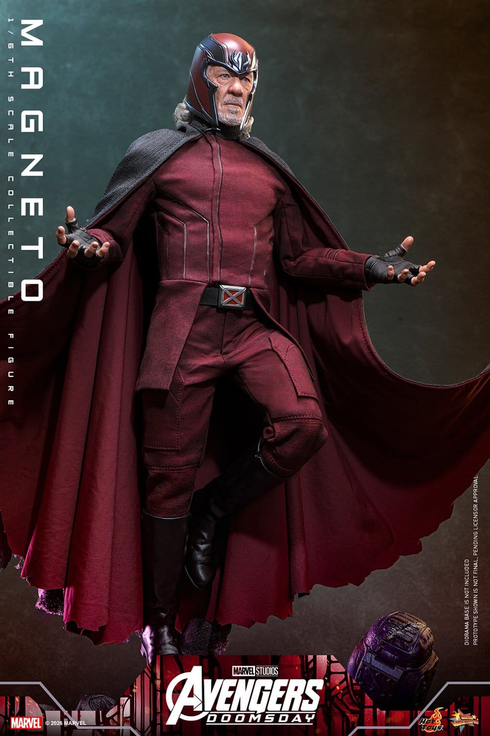 MAGNETO FIGURA HOT TOYS AVENGERS: DOOMSDAY 1/6 30 CM