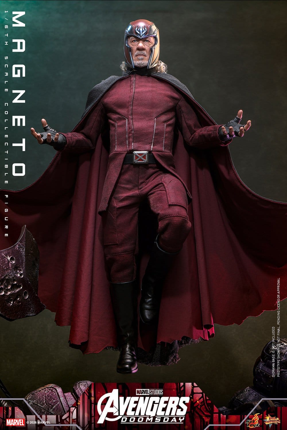 MAGNETO FIGURA HOT TOYS AVENGERS: DOOMSDAY 1/6 30 CM