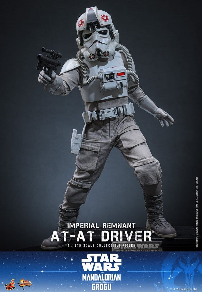 Figura Imperial Remnant AT-AT Driver Hot Toys colección Star Wars
