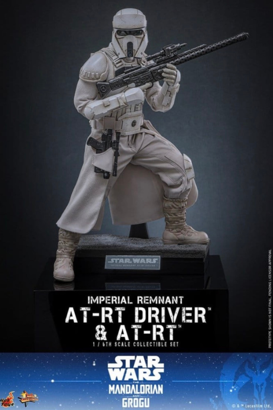 Figura Imperial Remnant AT-RT Driver Hot Toys escala 1/6 Star Wars The Mandalorian & Grogu