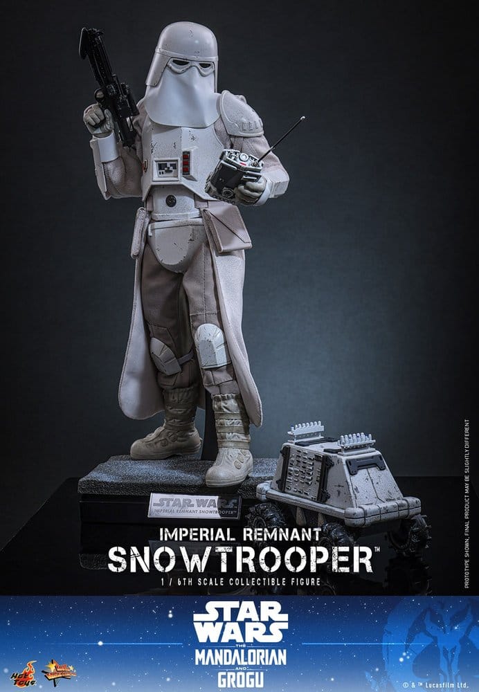Figura Imperial Remnant Snowtrooper Hot Toys 1/6 inspirada en Star Wars The Mandalorian