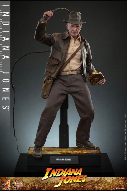 Figura Indiana Jones Hot Toys Dial of Destiny escala 1/6 vista frontal