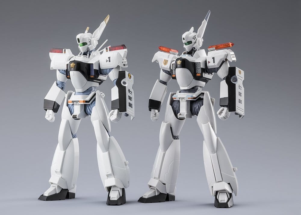 Figura Ingram Patlabor en pose de combate The Robot Spirits con arma