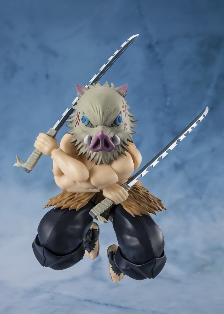 Accesorios incluidos de la figura S.H.Figuarts Inosuke Hashibira Demon Slayer