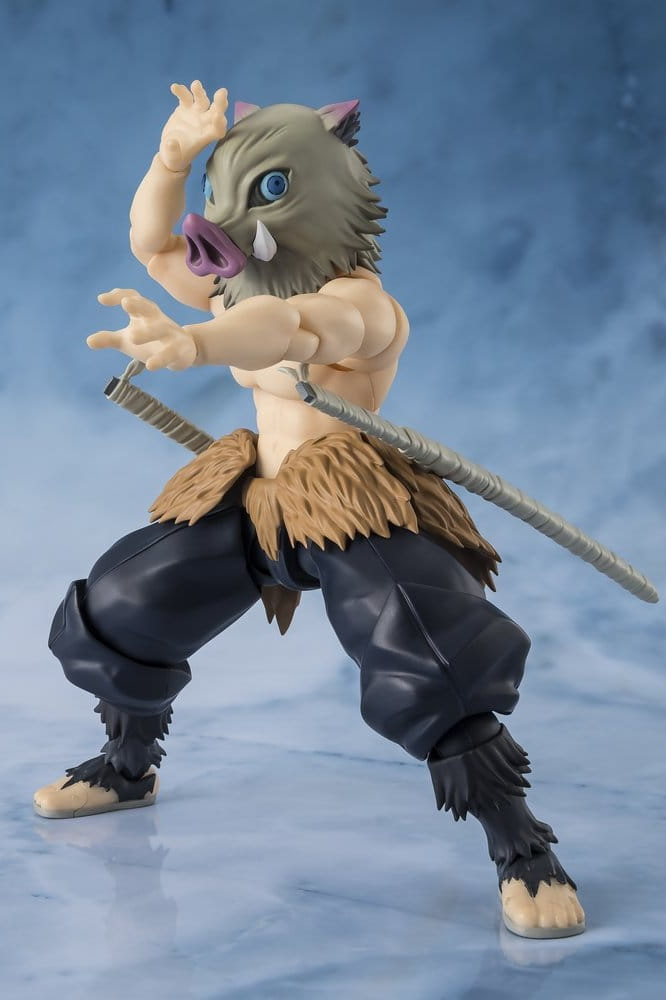 Figura S.H.Figuarts Inosuke Hashibira de Demon Slayer Kimetsu no Yaiba 14 cm
