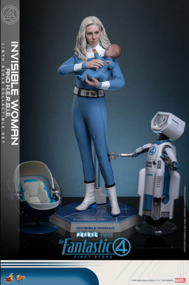 Figura Invisible Woman Hot Toys escala 1/6 con accesorios – TheGabineToys