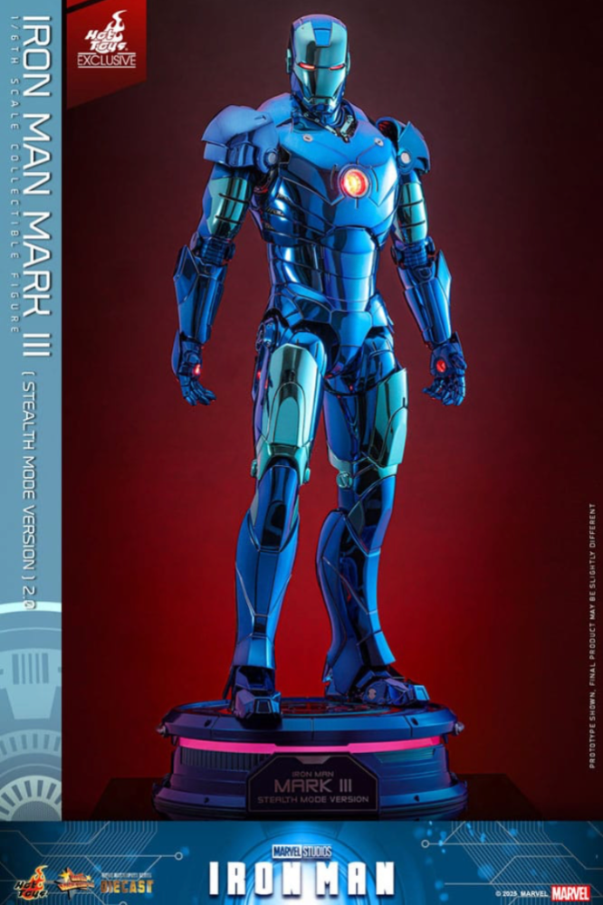 Figura Hot Toys Diecast 1/6 Iron Man Mark III Stealth Mode Ver. 2.0