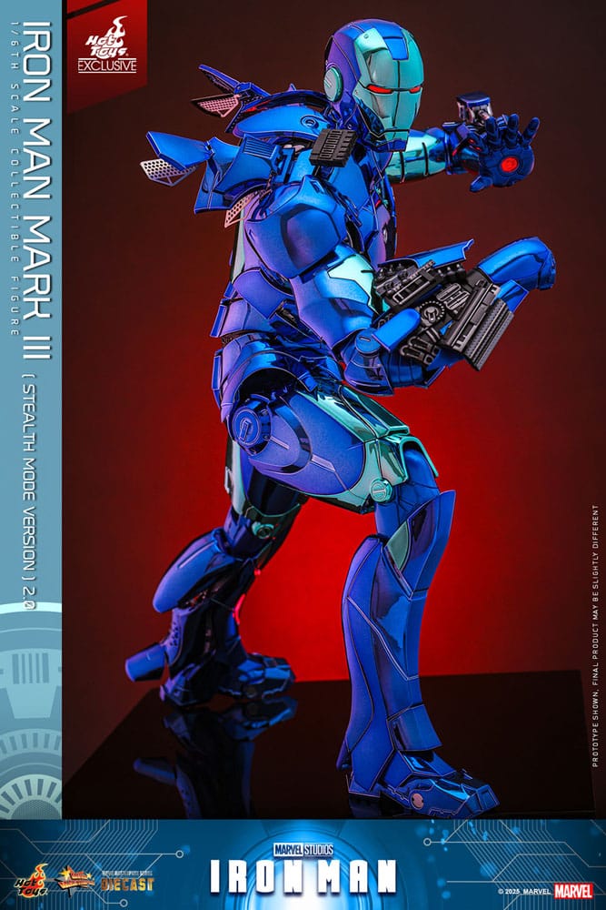 Iron Man Mark III Stealth Mode Ver. 2.0 Hot Toys Exclusive Edition 33 cm