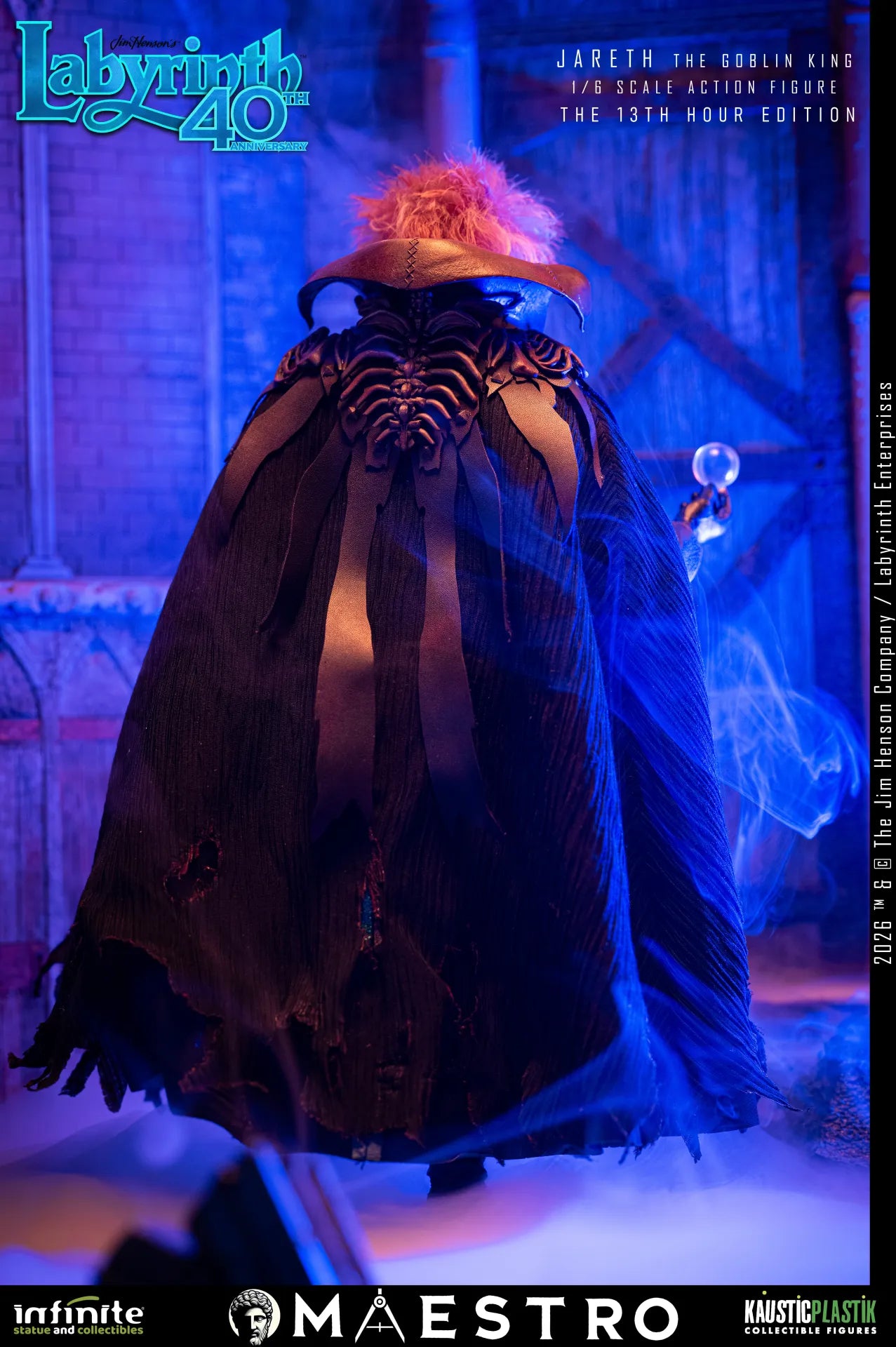 Primer plano de Jareth The Goblin King The 13th Hour Edition Labyrinth Kaustic Plastik