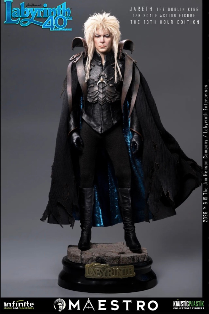 Jareth The Goblin King Figura 1/6 The 13th Hour Edition Labyrinth Kaustic Plastik