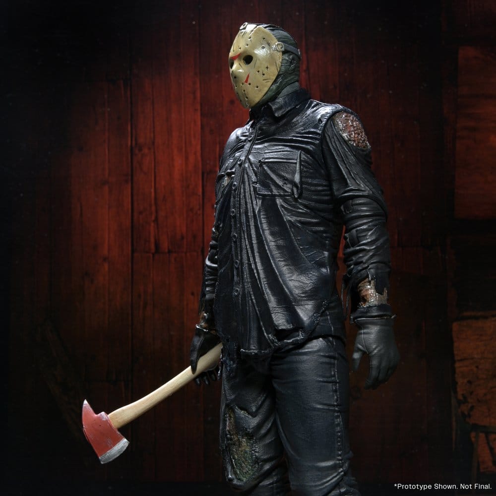 Accesorios figura Jason Voorhees NECA manos intercambiables y hacha