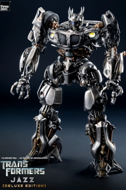 Jazz Transformers Deluxe Edition figura DLX Threezero 19 cm