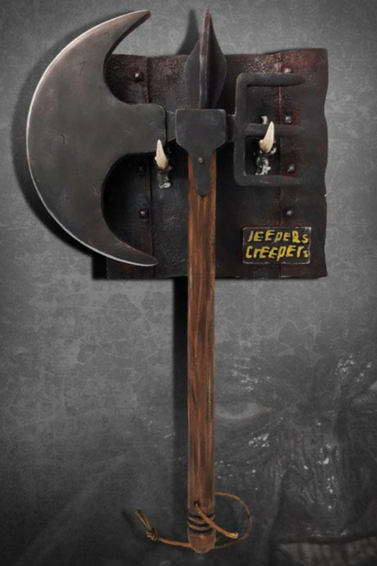 Réplica a escala 1/1 del hacha de Jeepers Creepers edición limitada 500 unidades