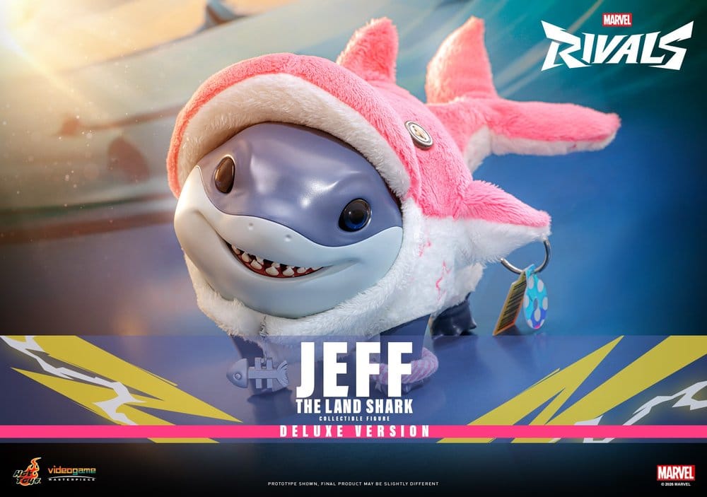 Jeff the Land Shark Deluxe con disfraz Incognito Dolphin Marvel Rivals