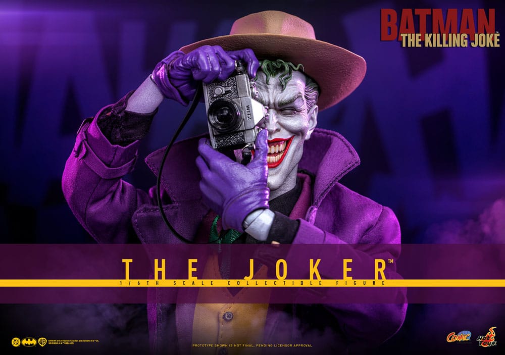 Accesorios y cabezas intercambiables de la figura The Joker Hot Toys 1/6 31 cm