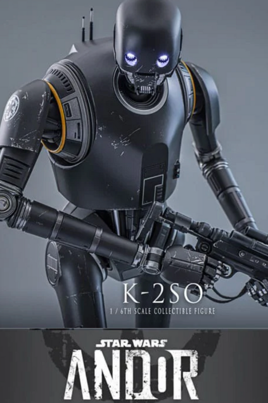 Figura coleccionable K-2SO de Hot Toys – Escala 1/6 Star Wars Andor