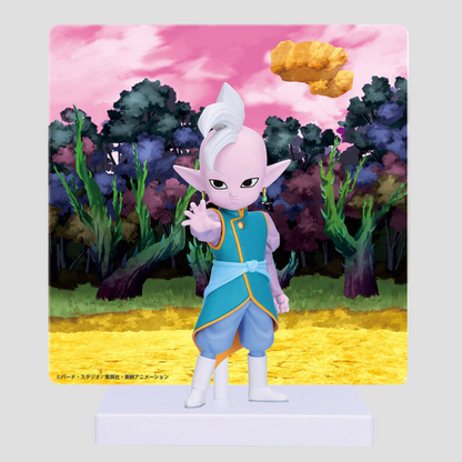 Figura de Kai con túnica azul y fondo místico – Producto oficial Banpresto
