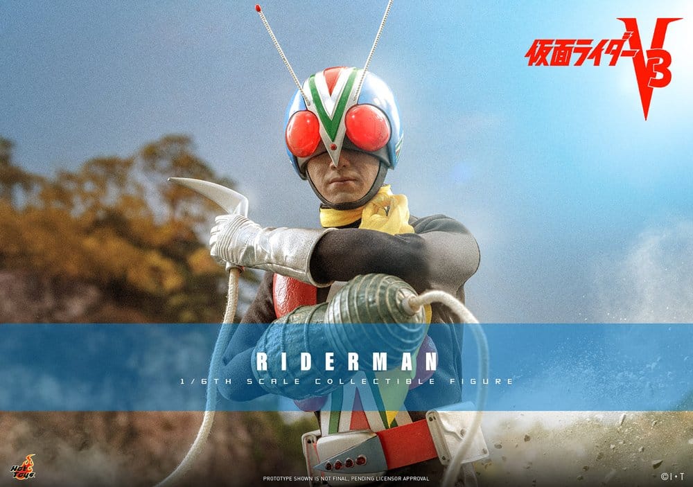riderman figura con brazos de casete poder taladro cuerda accesorios hot toys