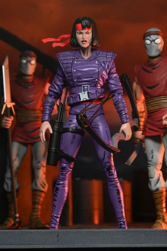 Figura NECA Karai Mercenary Ultimate 18 cm TMNT Mirage Comics.