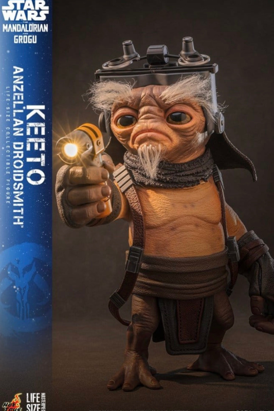 Figura Keeto Anzellan Droidsmith Life-Size Masterpiece Hot Toys Star Wars 1:1 26 cm frontal