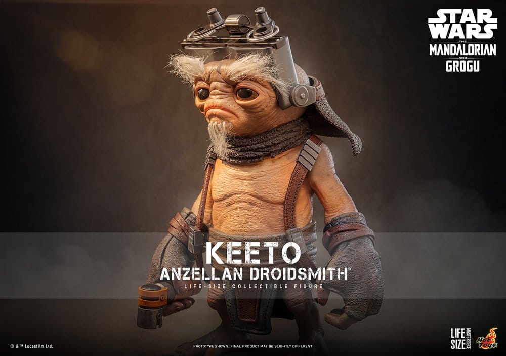 Figura Keeto Hot Toys The Mandalorian and Grogu detalle completo